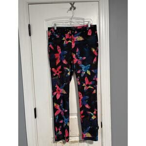Savage Art Stretch Pant sz L‎ Burst of Color